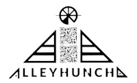 the logo for alley hunch